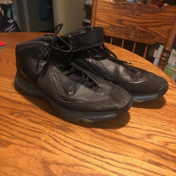 2006 Nike Air Max 360 313697-002 Black Varsity Royal Size 14 - Picture 1 of 7